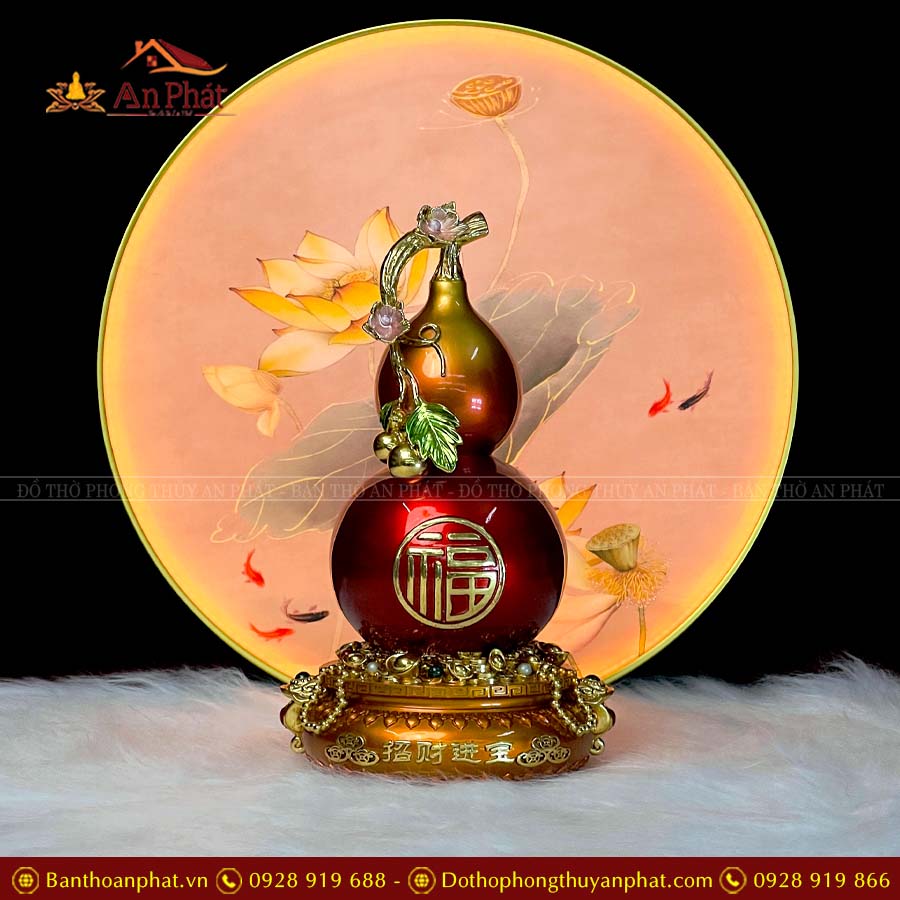 Hồ Lô Phong Thủy Châu Báu Đỏ Cao Cấp PT006