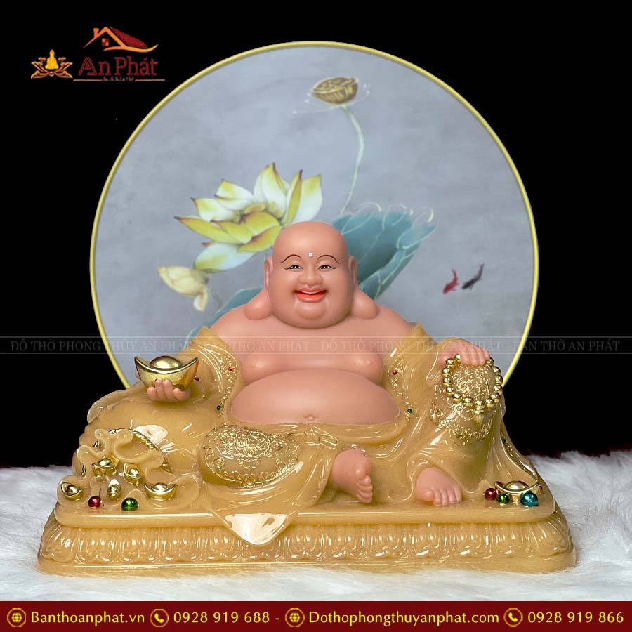 Tượng Phật Di Lặc Đá Thạch Anh Cao Cấp DL004