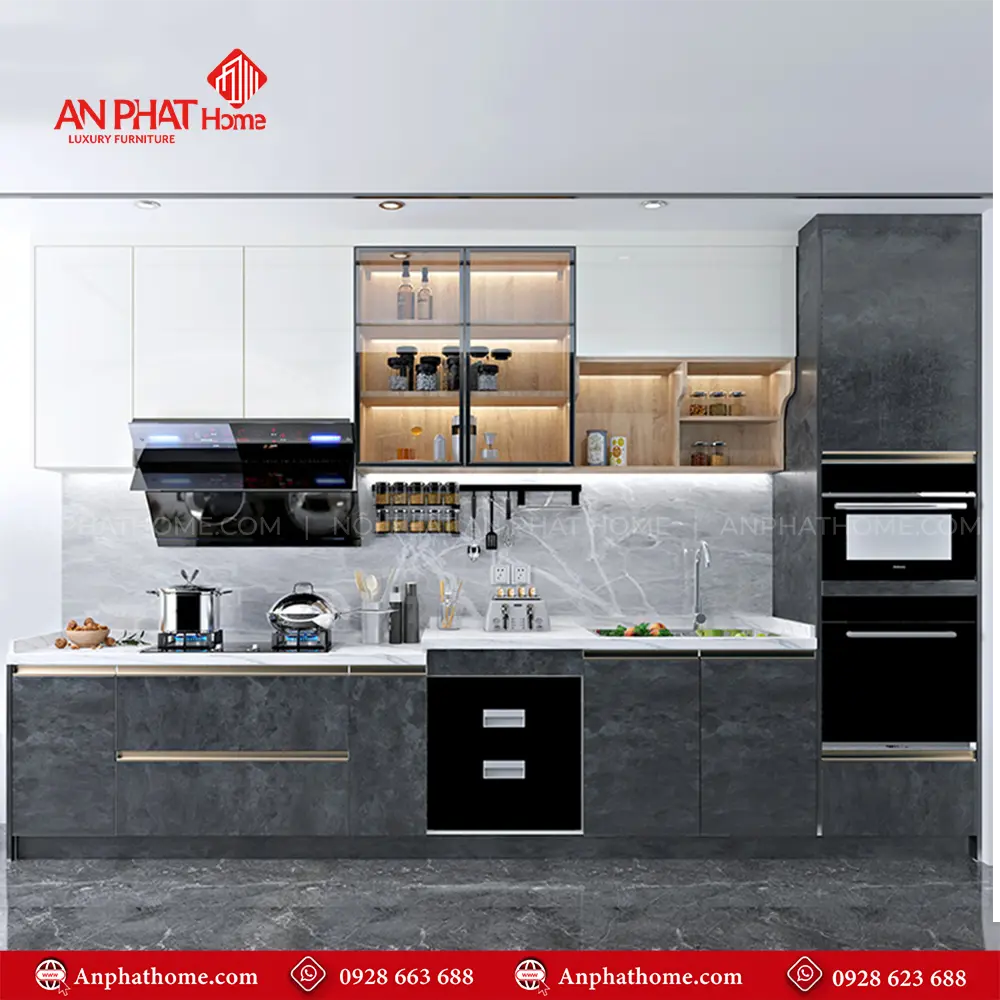 Tủ Bếp Đẹp Gỗ MDF TB-903 7 Tủ Bếp Đẹp Gỗ MDF TB-903