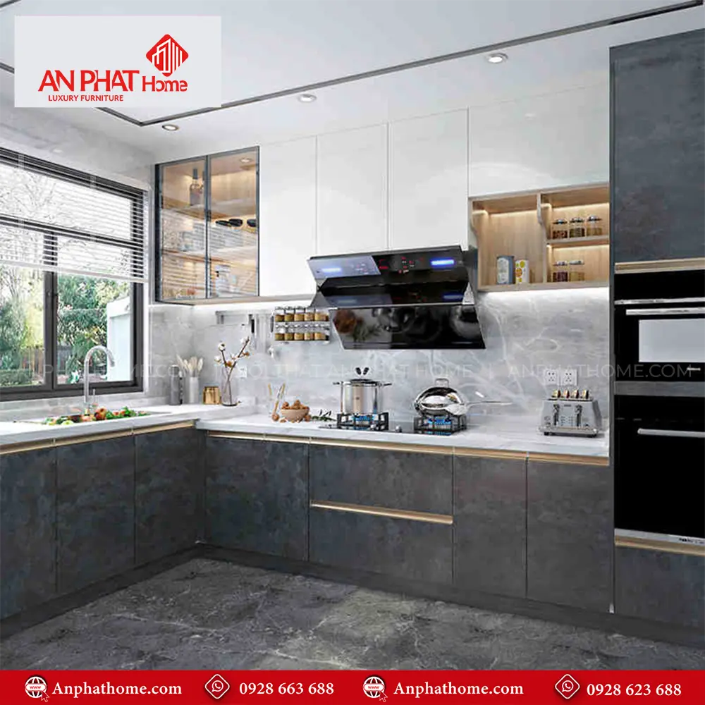 Tủ Bếp Đẹp Gỗ MDF TB-903 8 Tủ Bếp Đẹp Gỗ MDF TB-903