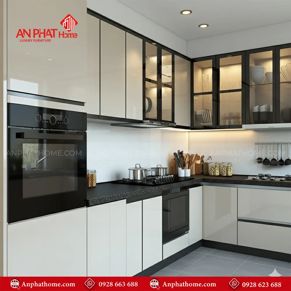 Tủ Bếp Đẹp Phủ Acrylic Sang Trọng TB-906 13 Tủ Bếp Đẹp Phủ Acrylic Sang Trọng TB-906