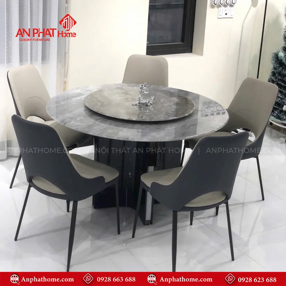 Chân bàn được làm từ thép viền inox mạ titan cao cấp chống han rỉ