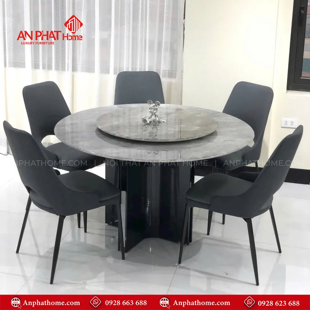 Bàn có kích thước D130cm – D800cm dành cho 6 – 8 người ngồi