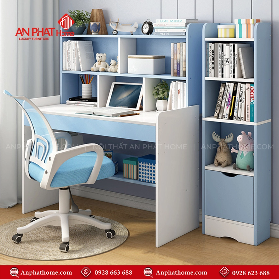 Bàn Học Cho Bé Gỗ Công Nghiệp B-2882 8 Mẫu bàn học cho bé thiết kế theo yêu cầu