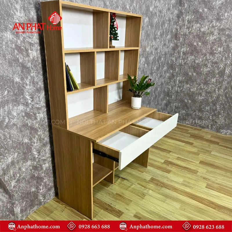 Bàn Học Gỗ MDF B-2871 9 Mẫu bàn học sinh gỗ công nghiệp