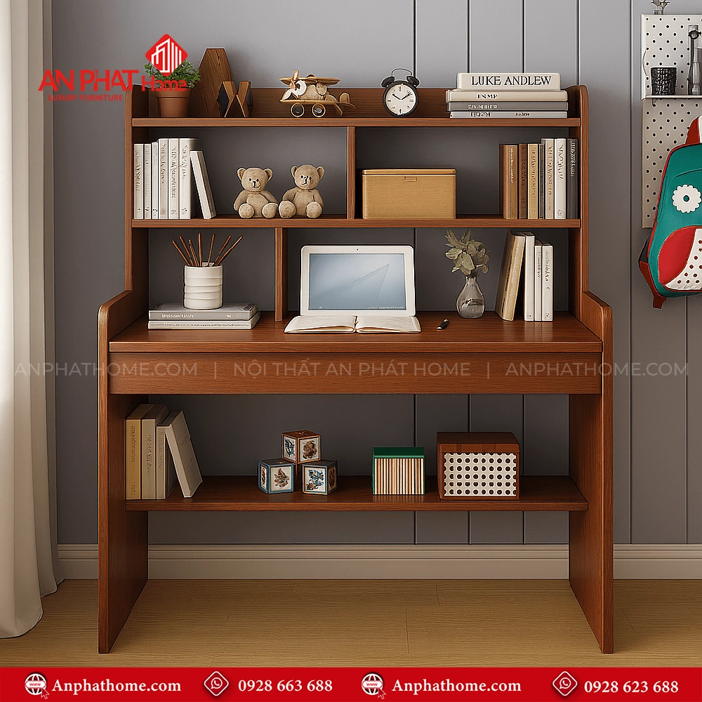 Bàn Học Gỗ MDF Hiện Đại B-2883 5 Bàn Học Gỗ MDF Hiện Đại B-2883 An Phát Home