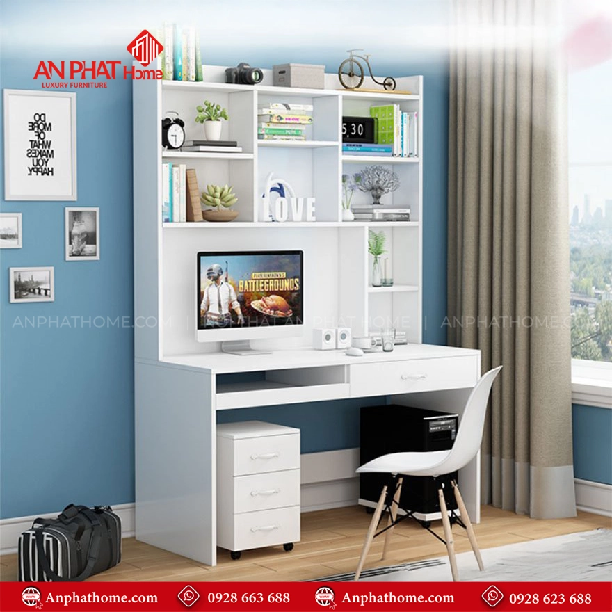 Bàn Học Sinh Gỗ Công Nghiệp Hiện Đại B-2892 14 Mẫu bàn học sinh gỗ MDF cao cấp