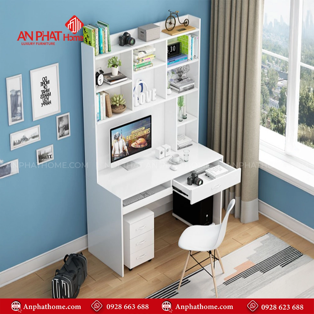 Bàn Học Sinh Gỗ MDF B-2891 12 Bàn học trẻ em đẹp hiện đại