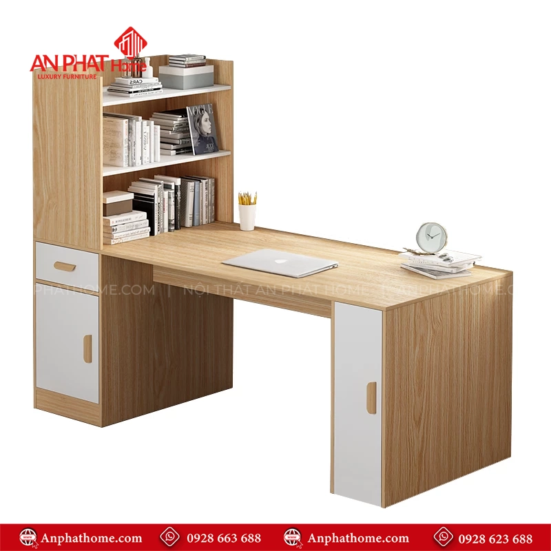 Bàn Học Sinh Kết Hợp Giá Sách B-2908 18 Ban Hoc Sinh Ket Hop Gia Sach B 2908 7