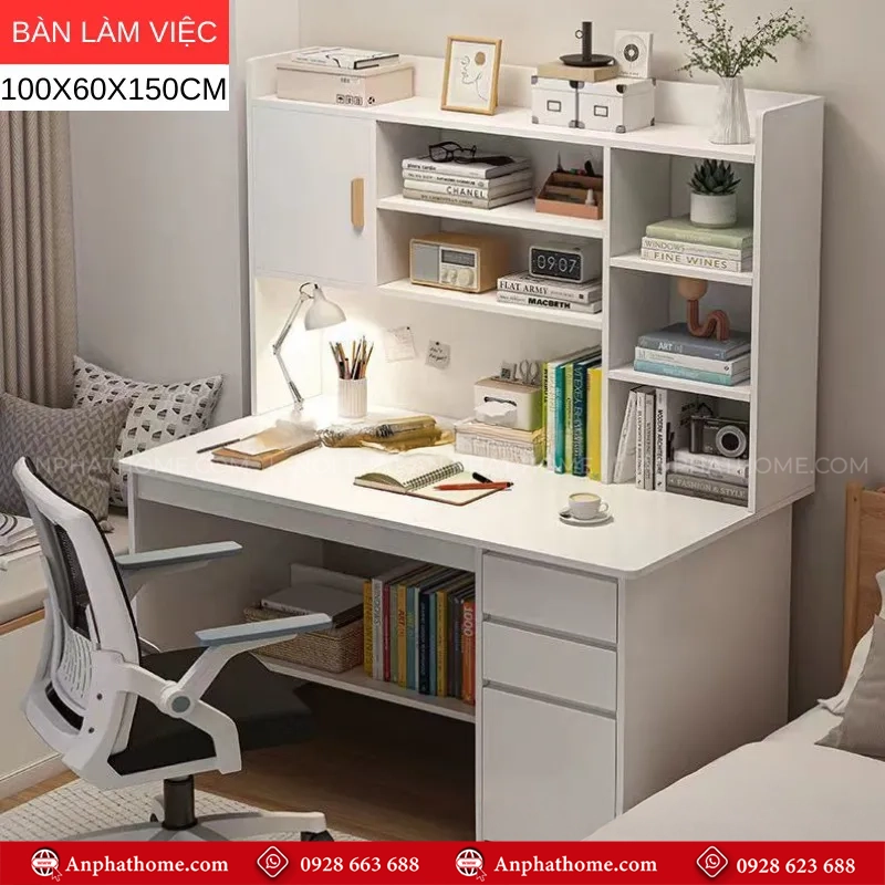 Bàn Học Thông Minh Giá Rẻ Gỗ MDF B-2869 17 Mẫu bàn học sinh cấp 2, cấp 3