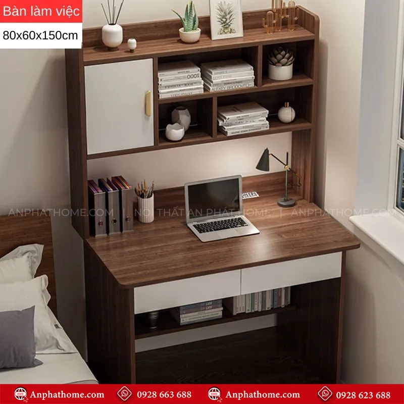 Bàn Học Thông Minh Giá Rẻ Gỗ MDF B-2869 19 Thiết kế bàn học sinh theo yêu cầu giá rẻ tại Hà Nội, TPHCM