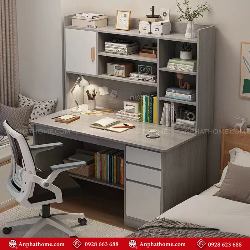 Bàn Học Thông Minh Giá Rẻ Gỗ MDF B-2869 21 Mua bàn học sinh giá rẻ, đẹp hiện đại tại An Phát Home