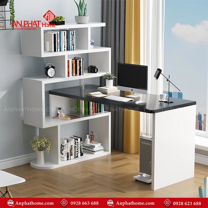 Bàn Học Thông Minh Gỗ MDF B-2905 14 Bàn học sinh thiết kế ấn tượng