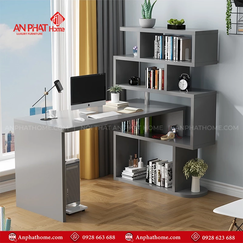 Bàn Học Thông Minh Gỗ MDF B-2905 15 Bàn học sinh đơn giản đẹp