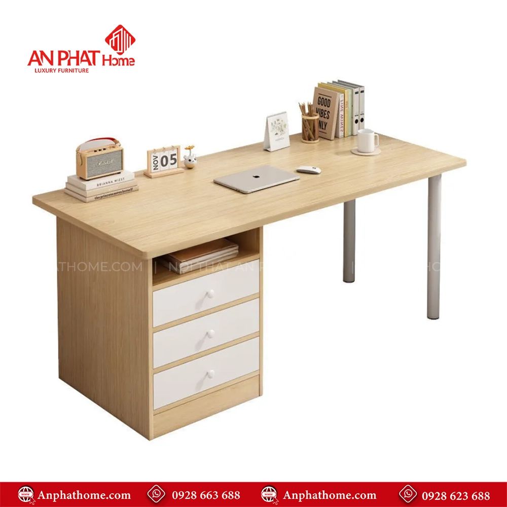 Bàn Làm Việc Gỗ Công Nghiệp B-2874 8 Mua bàn làm việc cá nhân tại nhà ở An Phát Home giá tốt