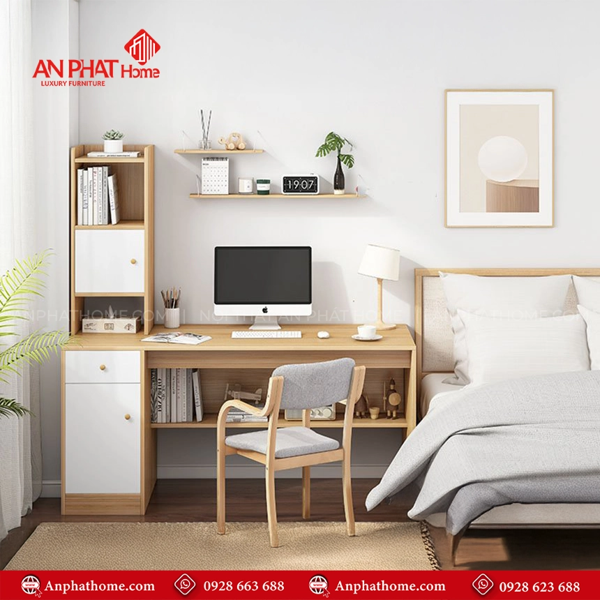 Bàn Làm Việc Hiện Đại Gỗ Công Nghiệp B-2894 15 Mẫu bàn làm việc thông minh