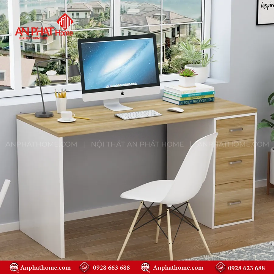 Bàn Làm Việc Hiện Đại Gỗ MDF B-2875 8 Mẫu bàn làm việc tại nhà giá rẻ Hà Nội, TPHCM, Đà Nẵng