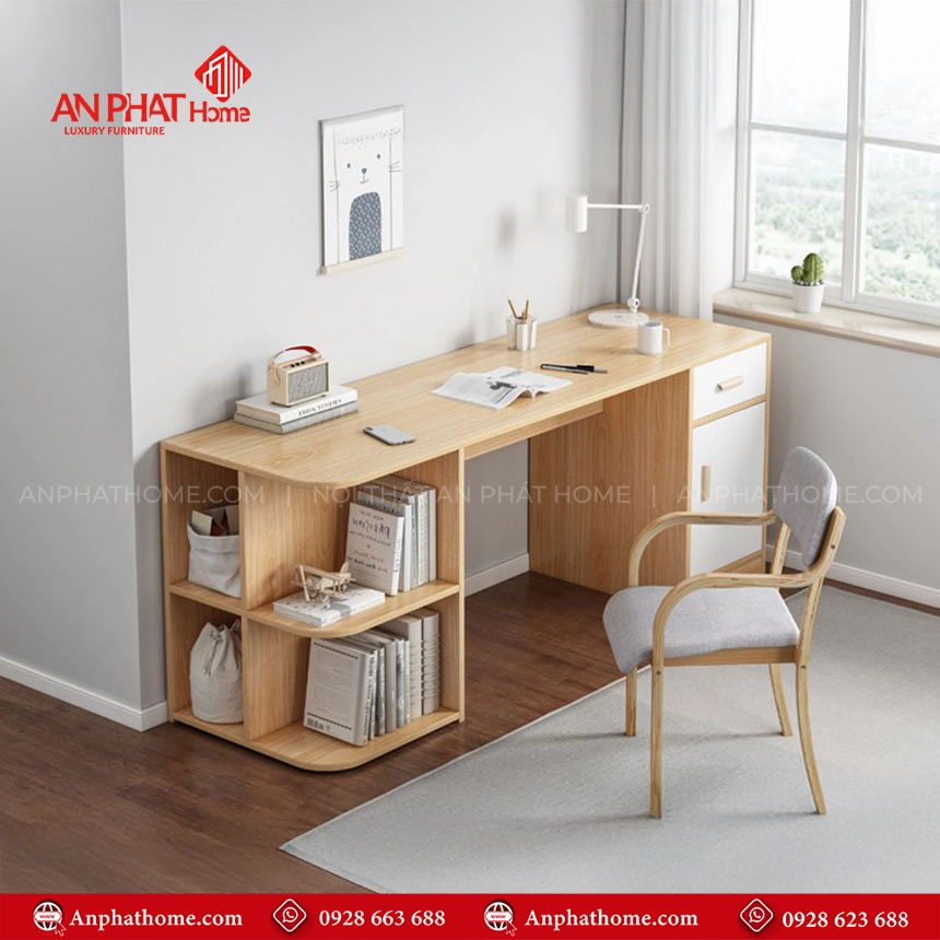 Bàn Làm Việc Hiện Đại Gỗ MDF B-2895 7 Bàn Làm Việc Hiện Đại Gỗ MDF B-2895 An Phát Home