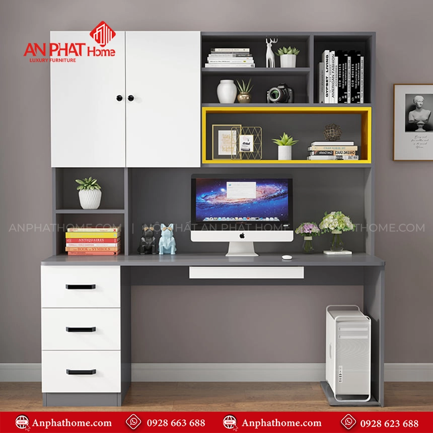 Bàn Làm Việc Hiện Đại Gỗ MDF B-2899 17 Bàn Làm Việc Hiện Đại Gỗ MDF B-2899 An Phát Home
