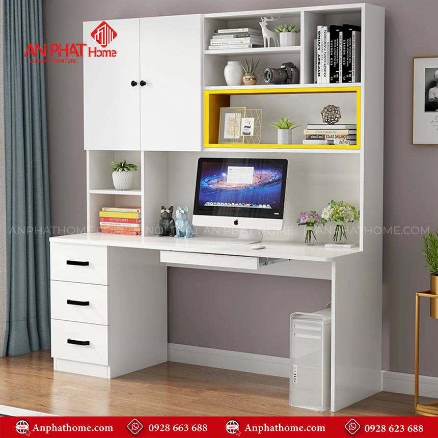 Bàn Làm Việc Hiện Đại Gỗ MDF B-2899 18 Mẫu bàn ghế làm việc tại nhà giá rẻ