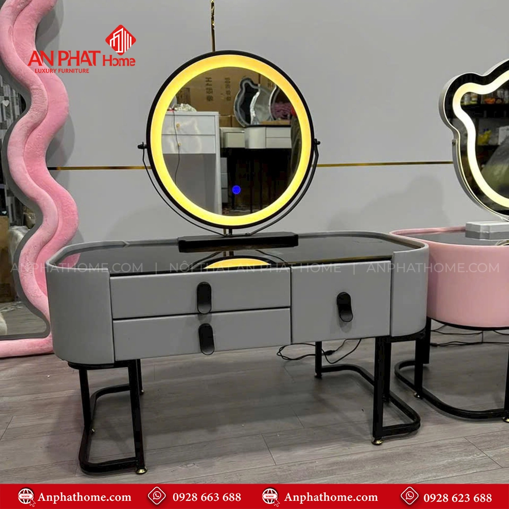 Bàn Trang Điểm Bệt Thông Minh Nhập Khẩu B-2803 8 Mẫu bàn trang điểm đẹp hiện đại