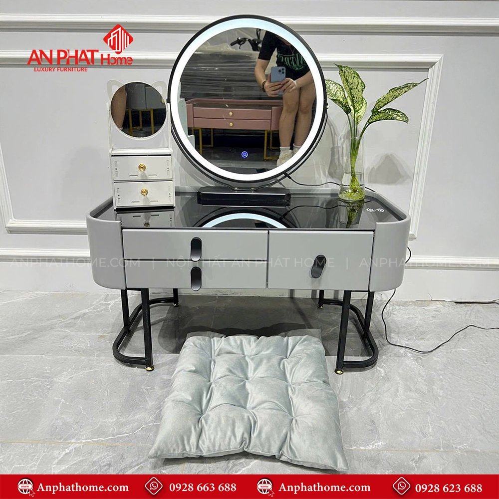 Bàn Trang Điểm Bệt Thông Minh Nhập Khẩu B-2803 9 Mẫu bàn trang điểm hiện đại đẹp giá rẻ