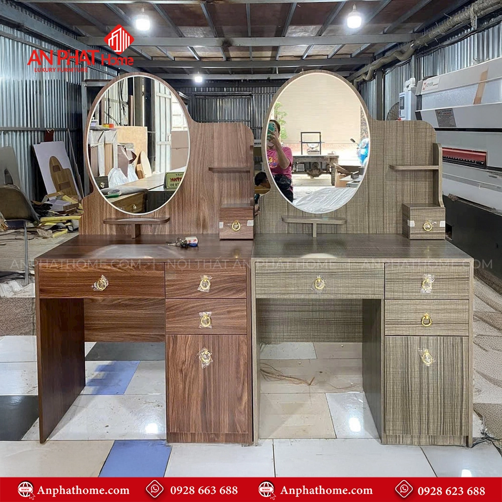 Bàn Trang Điểm Đẹp Giá Rẻ B-2855 6 Mẫu bàn trang điểm gương đèn led