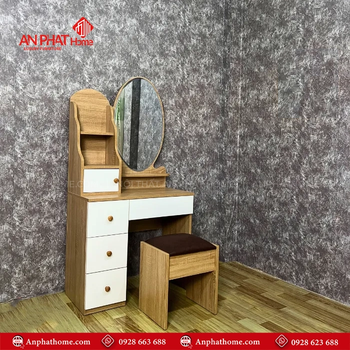 Bàn Trang Điểm Đẹp Gỗ MDF B-2847 10 Mua bàn phấn đẹp tại Hà Nội, TPHCM ở An Phát Home