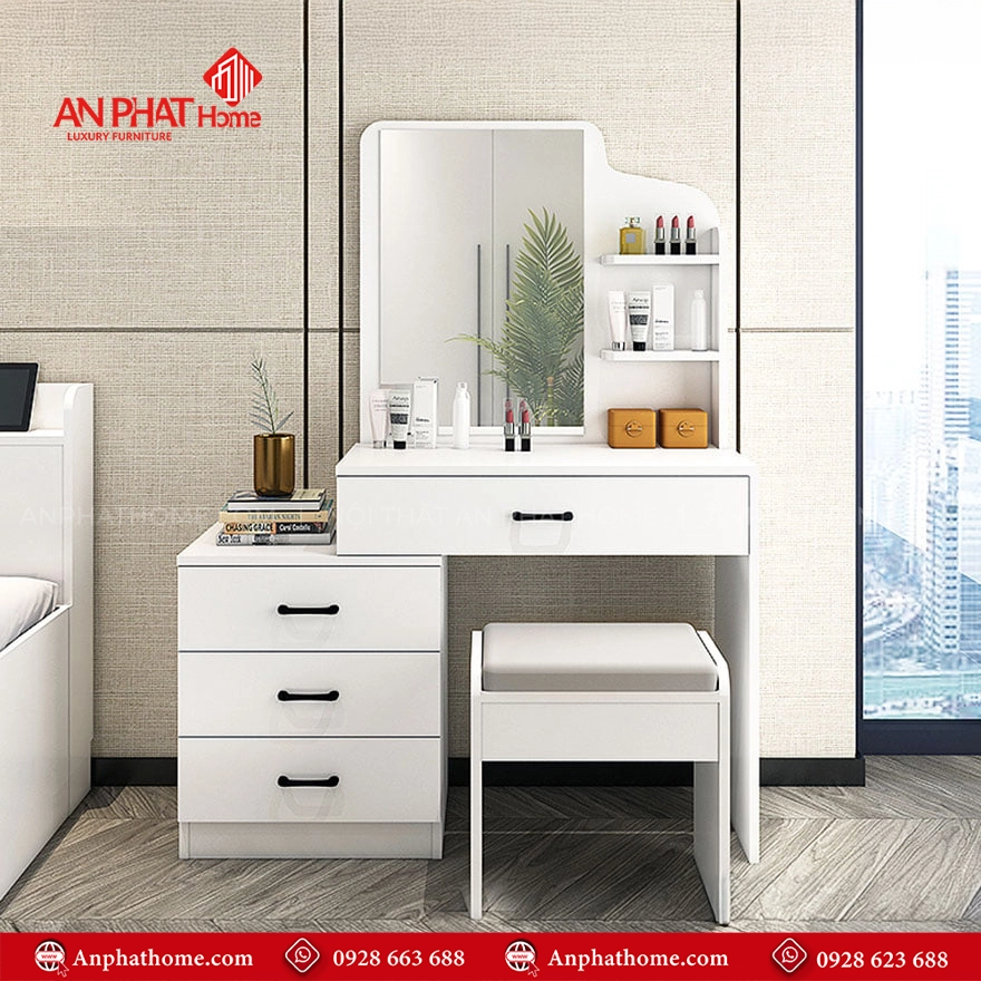 Bàn Trang Điểm Đẹp Gỗ MDF Cao Cấp B-2824 9 Bàn Trang Điểm Đẹp Gỗ MDF Cao Cấp B-2824 An Phát Home