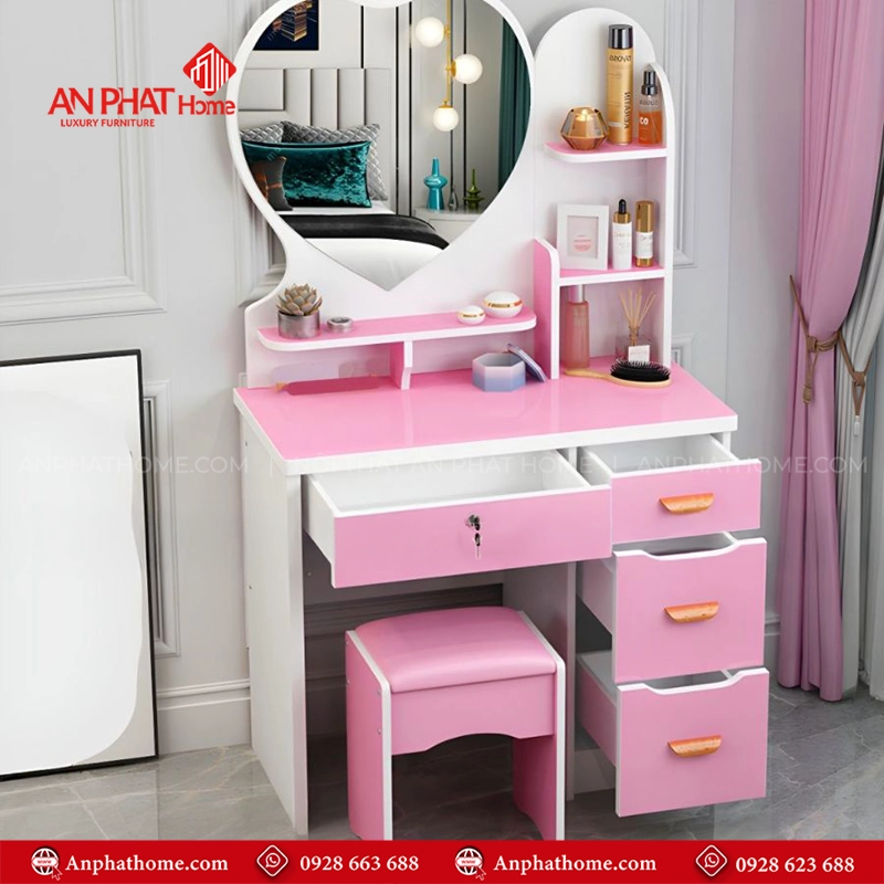 Bàn Trang Điểm Đẹp Hiện Đại B-2842 16 Mẫu Bàn trang điểm thông minh