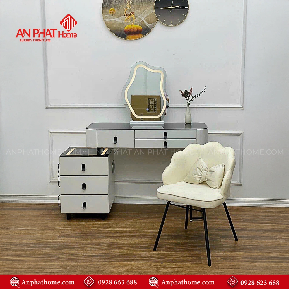 Bàn Trang Điểm Đẹp Nhập Khẩu Cao Cấp B-2819 12 Mẫu bàn trang điểm thông minh