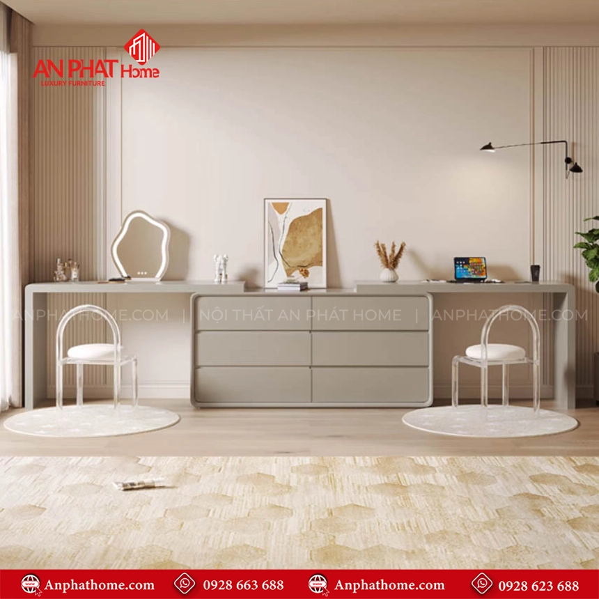Bàn Trang Điểm Đẹp Thiết Kế Sang Trọng B-2836 13 Bàn Trang Điểm Đẹp Thiết Kế Sang Trọng B-2836 An Phát Home