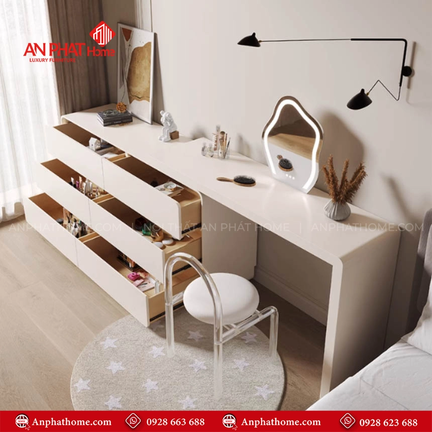 Bàn Trang Điểm Đẹp Thiết Kế Sang Trọng B-2836 18 Mẫu bàn trang điểm đẹp hiện đại