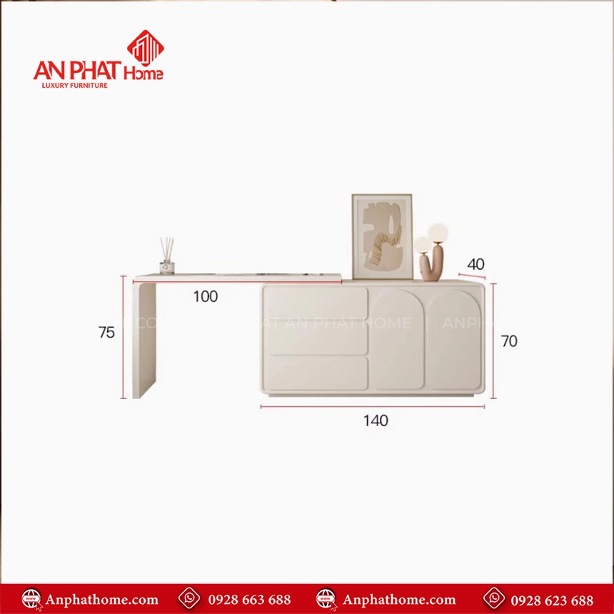 Bàn Trang Điểm Gỗ Công Nghiệp Cao Cấp B-2838 19 Bàn trang điểm giá rẻ