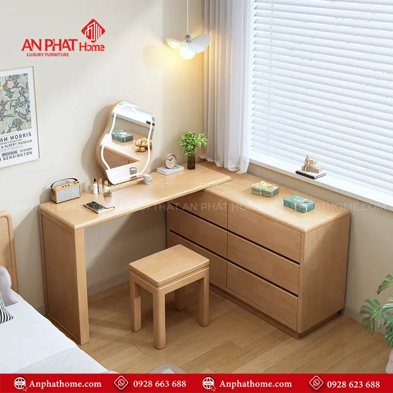 Bàn Trang Điểm Kết Hợp Tủ Ngăn Kéo B-2849 12 Mẫu bàn trang điểm kết hợp tủ đựng đồ