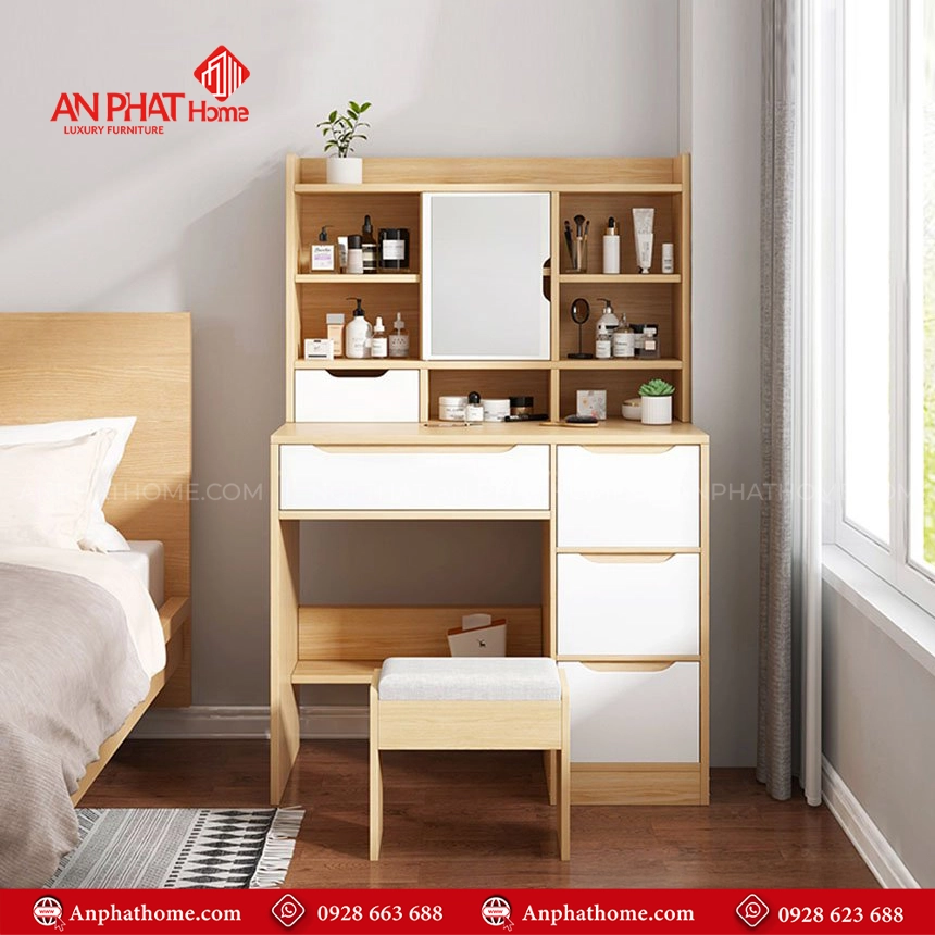 Bàn Trang Điểm Phòng Ngủ Đẹp B-2829 11 Bàn Trang Điểm Phòng Ngủ Đẹp B-2829 An Phát Home