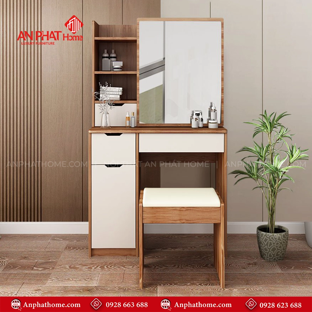 Bàn Trang Điểm Phòng Ngủ Nhỏ Gọn B-2833 An Phát Home