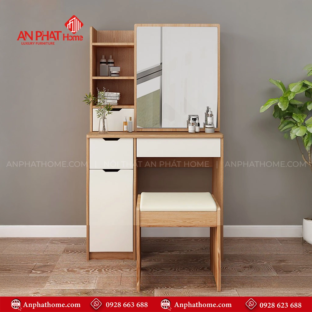 Mẫu bàn trang điểm thông minh nhỏ gọn