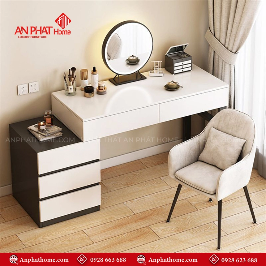 Bàn Trang Điểm Thiết Kế Hiện Đại B-2843 5 Mẫu bàn trang điểm đẹp hiện đại