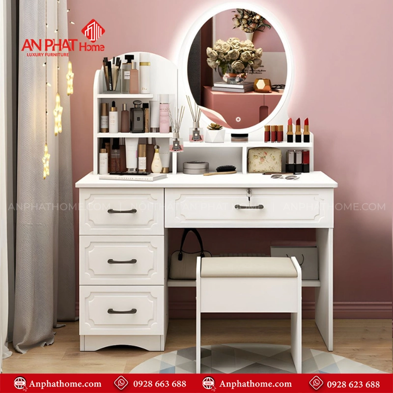 Bàn Trang Điểm Thông Minh Gỗ MDF B-2844 9 Bàn Trang Điểm Thông Minh Gỗ MDF B-2844 An Phát Home