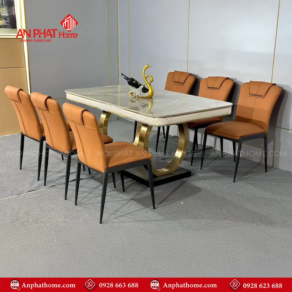 Bộ bàn ăn mặt đá cao cấp nhập khẩu BA-1937 11 Bộ bàn ăn mặt đá cao cấp nhập khẩu BA-1937
