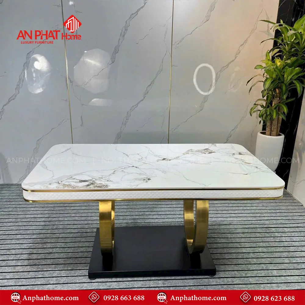 Bộ bàn ăn mặt đá ceramic sang trọng BA-1935 20 Bàn ăn mặt đá Ceramic sự lựa chọn hàng đầu cho không gian bếp hiện đại