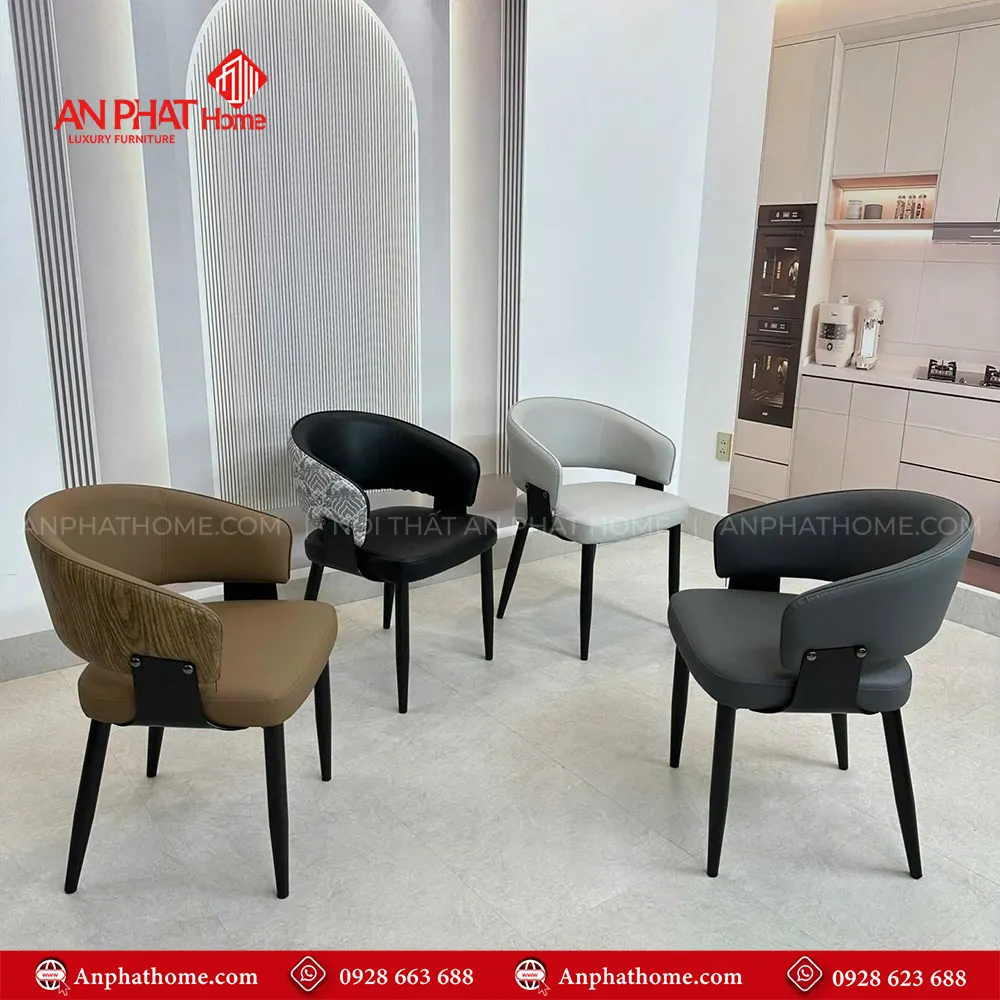 Ghế da thiết kế sang trọng, bọc da Microfiber cao cấp