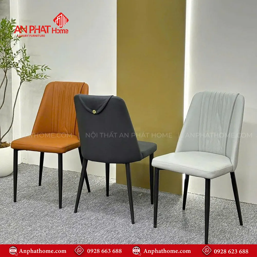 Bộ bàn ăn mặt đá thạch anh 6 ghế cao cấp nhập khẩu BA-1995 14 Ghế da nhập khẩu thiết kế sang trọng, mặt bàn đá thạch anh cao cấp, tạo lên nét đẹp quý phái của bộ bàn ăn