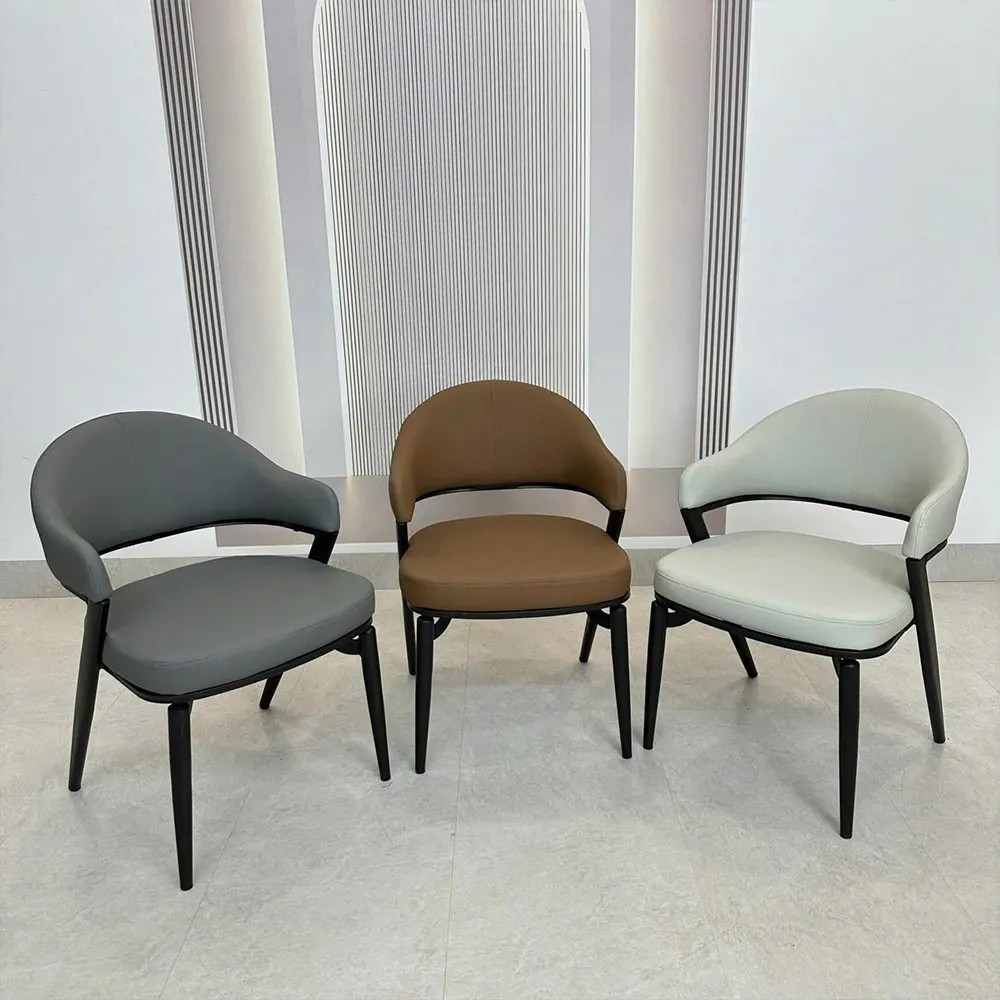 Bộ bàn ăn mặt đá thạch anh cao cấp 6 ghế nhập khẩu BA-2004 17 Ghế da thiết kế sang trọng, bọc da Microfiber cao cấp