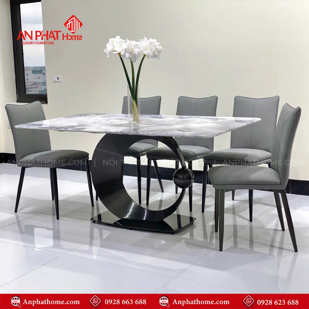 Bộ bàn ghế ăn cao cấp nhập khẩu BA-1954 9 Bộ bàn ghế ăn cao cấp nhập khẩu BA-1954