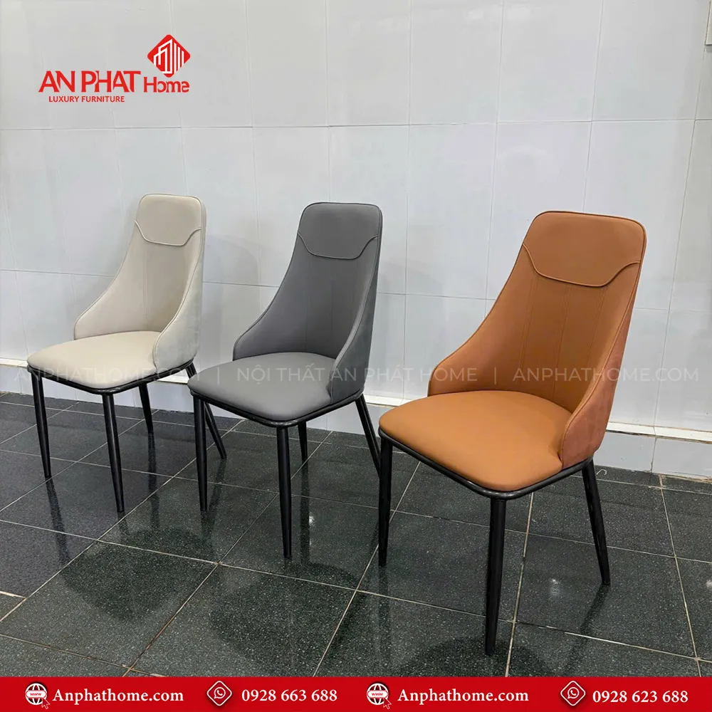 Bộ bàn ăn thông minh kèm 6 ghế da nhập khẩu BA-1971 15 Ghế da cao cấp nhập khẩu với nhiều màu phù hợp với mọi không gian