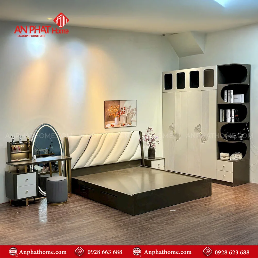 Combo Giường Tủ Bàn Trang Điểm CB-97 7 Combo Giường Tủ Bàn Trang Điểm CB-97 An Phát Home