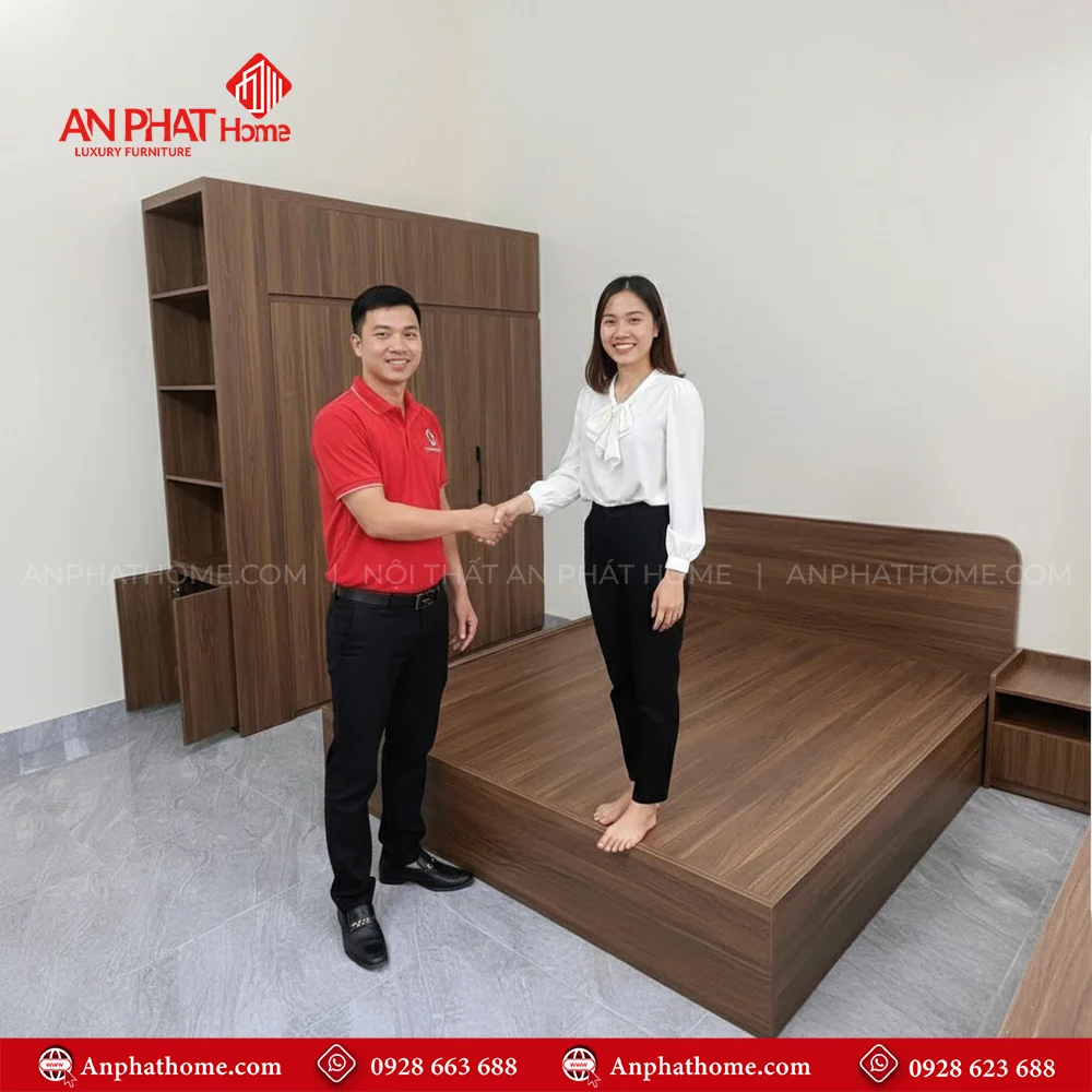 Combo Giường Tủ CB-08 8 Combo giường tủ gỗ đẹp hiện đại