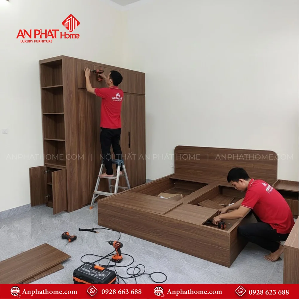 Combo Giường Tủ CB-08 9 Mẫu thiết kế combo giường tủ cho phòng ngủ nhỏ